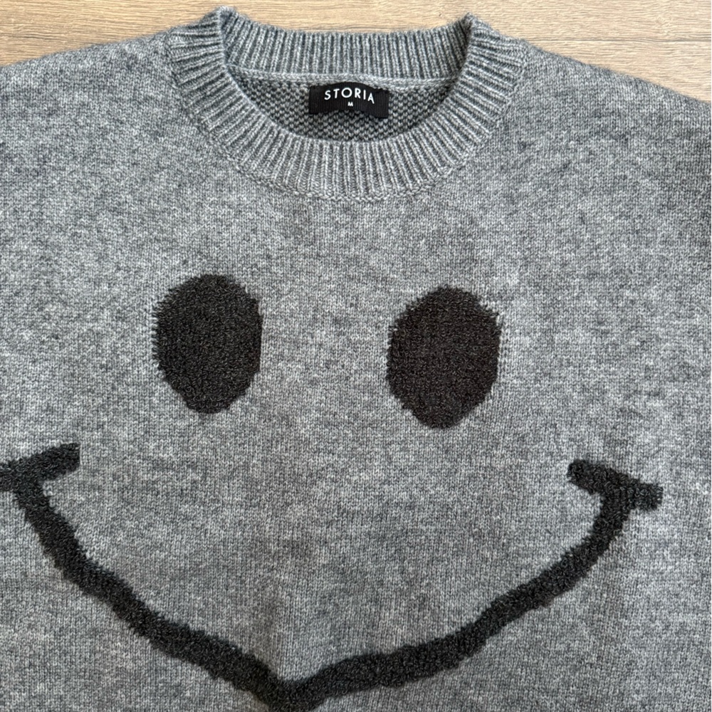 Smiley Face Sweater - Picture 2 of 6